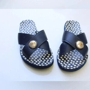 Tory Burch Black and White Sandals